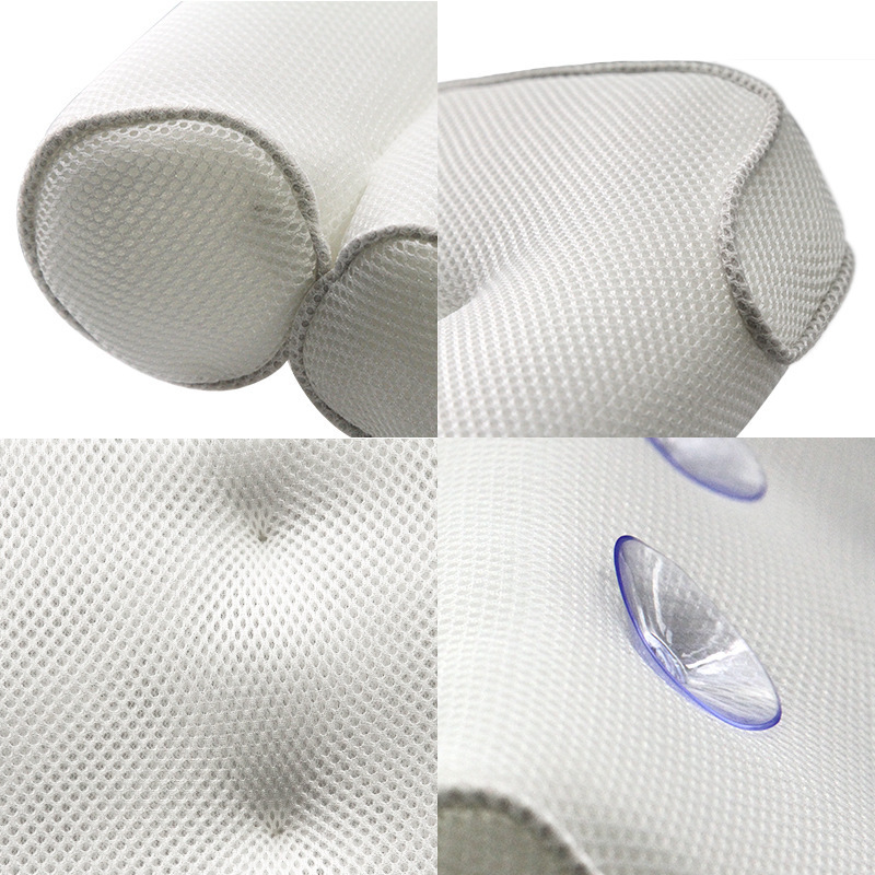 Bathroom Suction Cup Pillow Mesh Bath Pillow Pillow Bathtub Pillow Pillow - Image 4